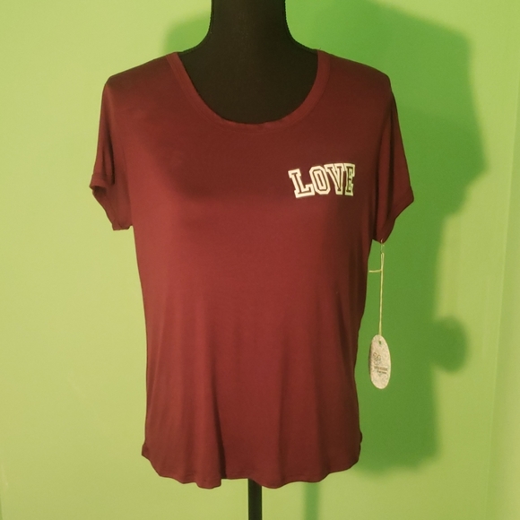 Burgundy Cardio Couture Tshirt - Picture 1 of 7